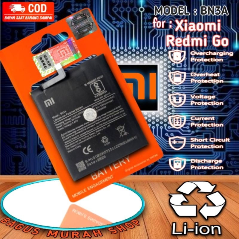 Batre BN3A Redmi GO Baterai Redmi go Battery BN 3A