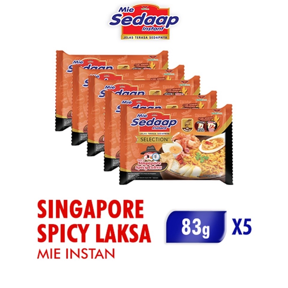 

KLTK5364 Terbaru 33 Sedaap Mie Instan Singapore Spicy Laksa 83g x5
