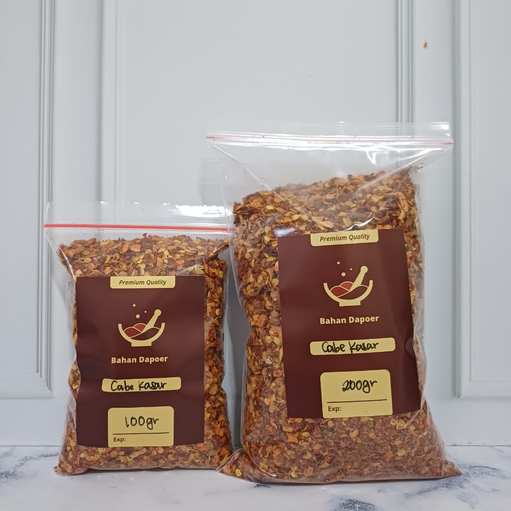

Cabe Kering Kasar / Dry Chili Flakes 100% Premium - 100 g & 200 g