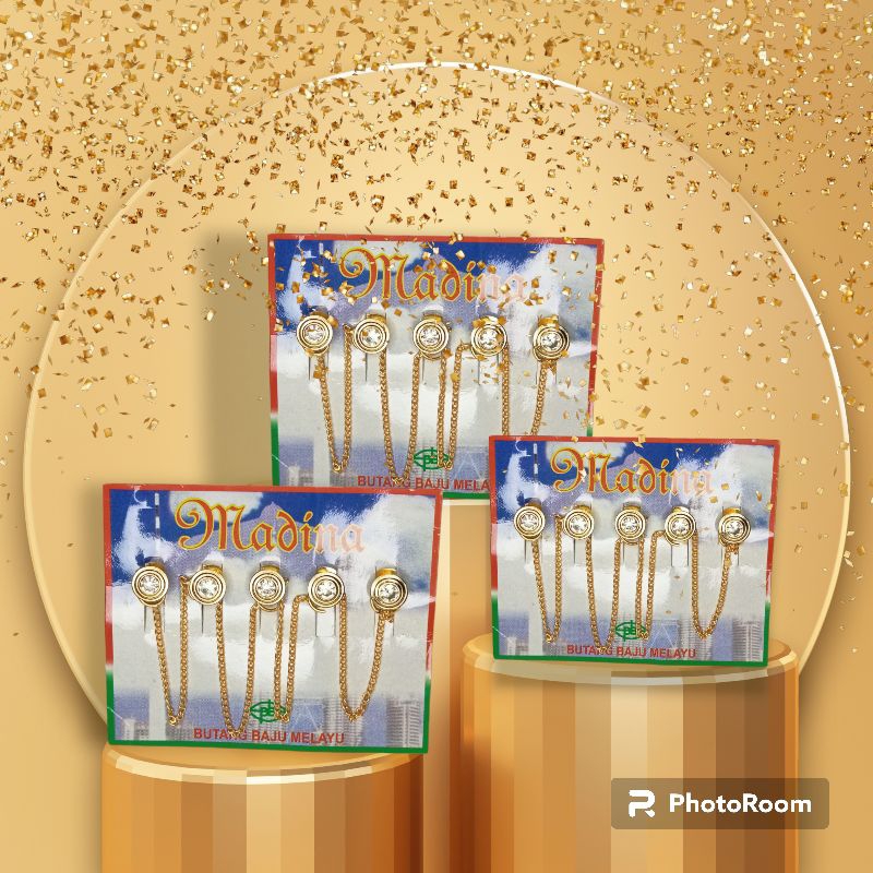 Kancing/Butang Baju Melayu Malaysia (Rantai)