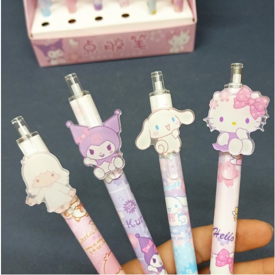 

LEM MODEL PULPEN MOTIF SANRIO LEM UNIK PEN PEREKAT MY TWIN STAR HELLOKITTY KUROMI CINNAMOROL POCACHO MELODY vincess