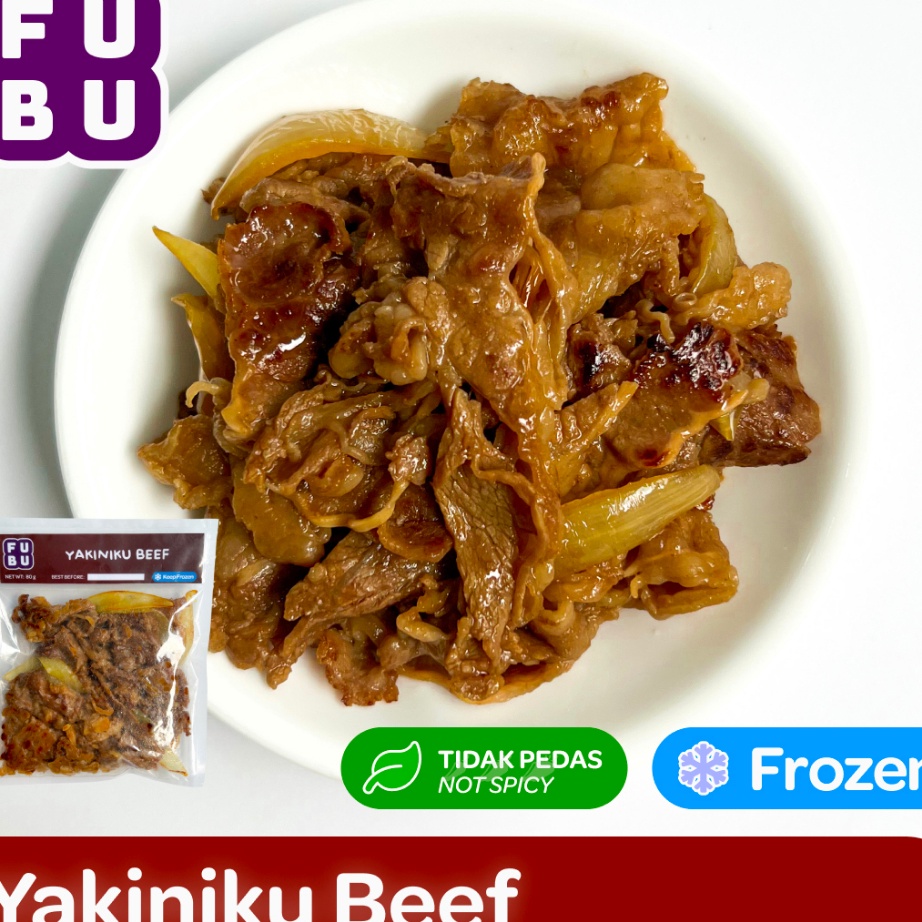 

ZFDH5586 Terlaris FUBU Yakiniku Beef Sapi Manis Asin ala Jepang Satu Porsi Lauk Instan Frozen Food