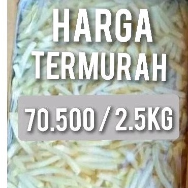 

YQTH5233 COD NEWPRODUCT KENTANG GORENG AVIKO SHOESTRING CUT 7mm Kentang goreng murah Kentang goreng Kentang