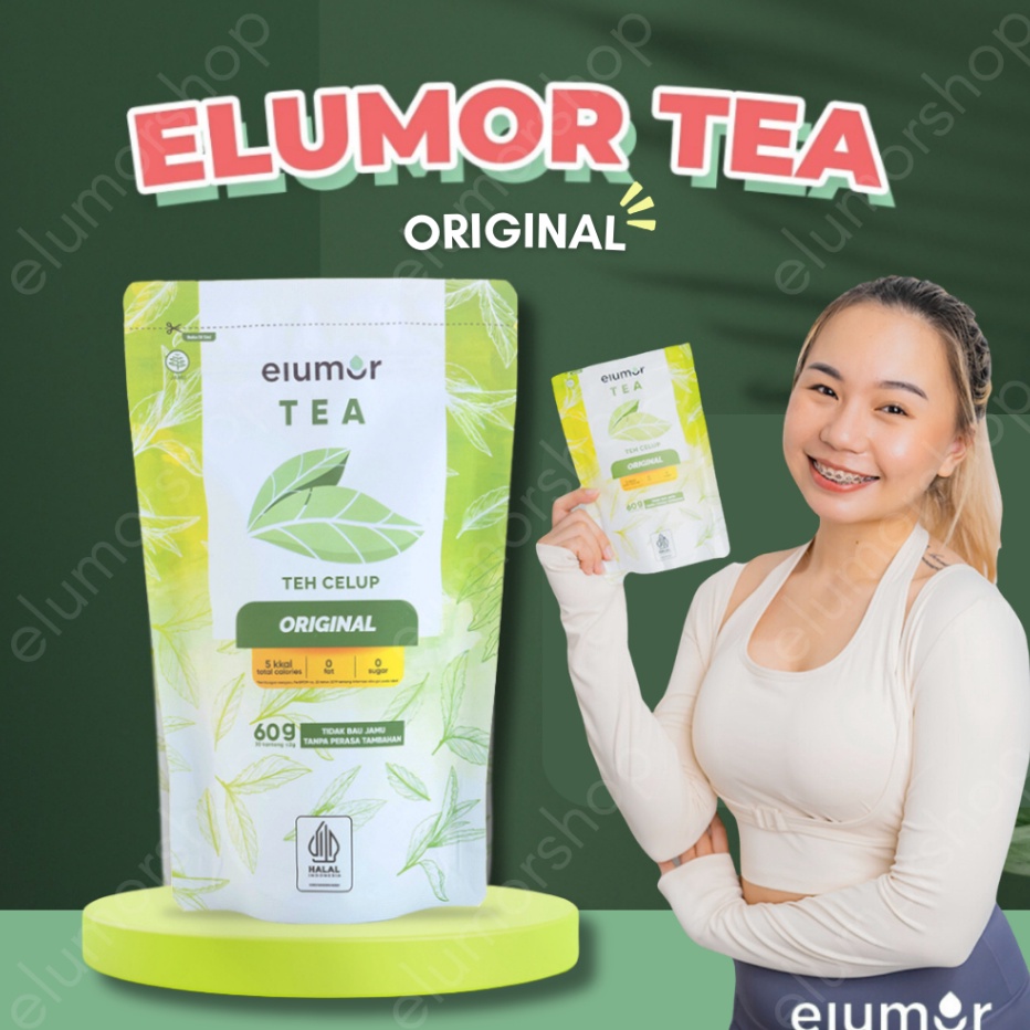 

QGSJ8545 Free Ongkir Elumor Slimming Tea Teh Pelangsing Herbal Alami Original