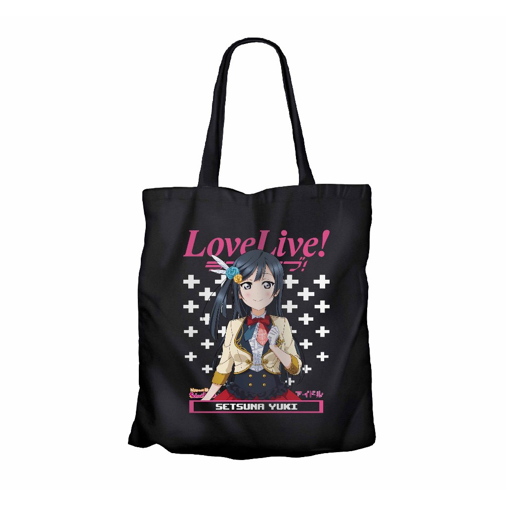 Tote bag infinite anime love live SETSUNA YUKI - NIJIGASAKI HIGH SCHOOL IDOL CLUB material canvas