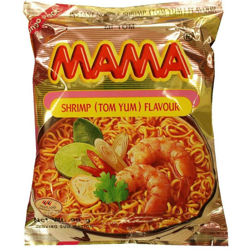 

KQDY9225 Dijamin Ori MAMA SHRIMP Tom Yum 9g Mie instan Asli Thailand Mi Tomyum Tomyam