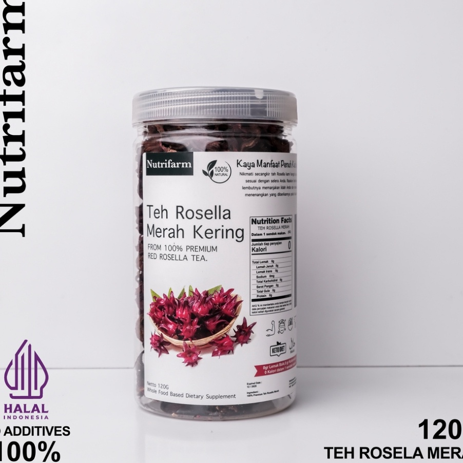 

NTCJ6124 55 COD TEH BUNGA ROSELLA 12G MERAH KERING