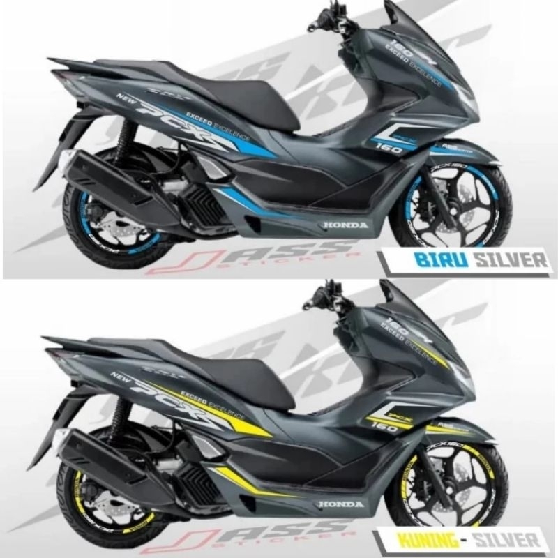 STICKER CUTTING MOTOR PCX 160+LISH PELEK /STICKER STRIPING PCX 160/ ((COD))