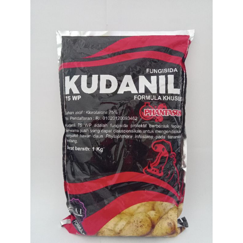 Fungisida Kudanil 75WP 1 Kg untuk tanaman kentang cabai bawang merah