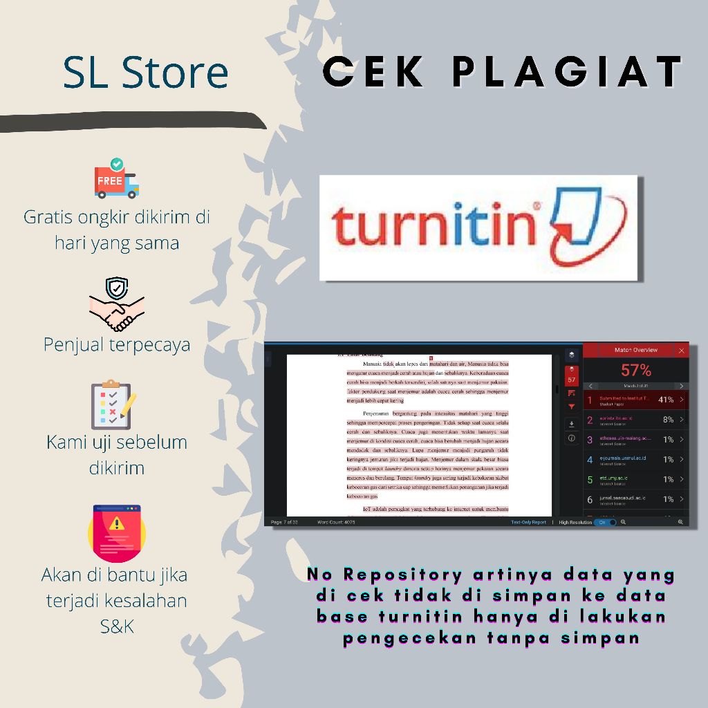 Cek Kemiripan Plagiat Skripsi Jurnal