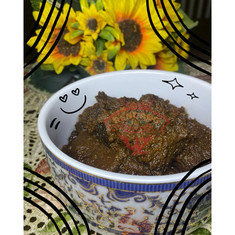 

(YZ Rendang) 500 gr Rendang HATI SAPI Bukittinggi/Rendang Asli Bukittinggi/Rendang Homemade