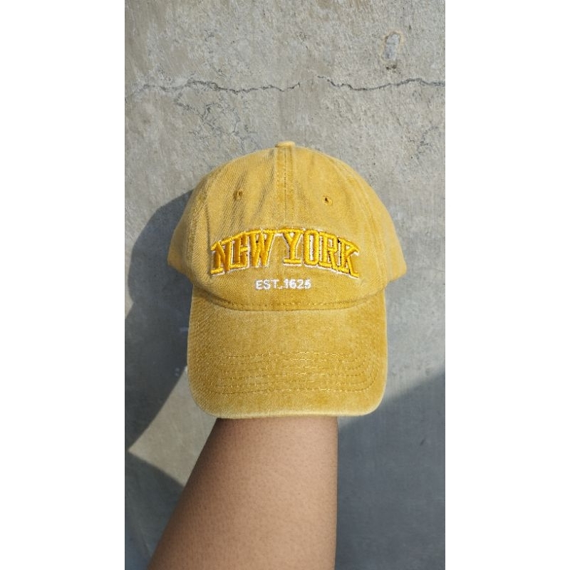 Topi Baseball NEW YORK EST.1625 Casual Distro Bordir