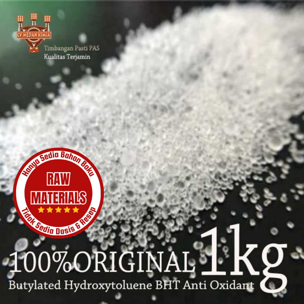 

BHT 1kg Antioksidan BHT 1 kg BHT Crystalis Food Grade Anti Oksidan Anti Tengik BHT ANTI OXIDANT