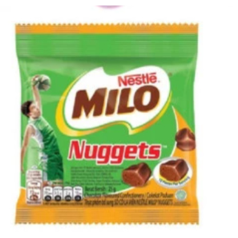 

Milo Chocolate Nuggets Milo Coklat Cokelat 25Gr