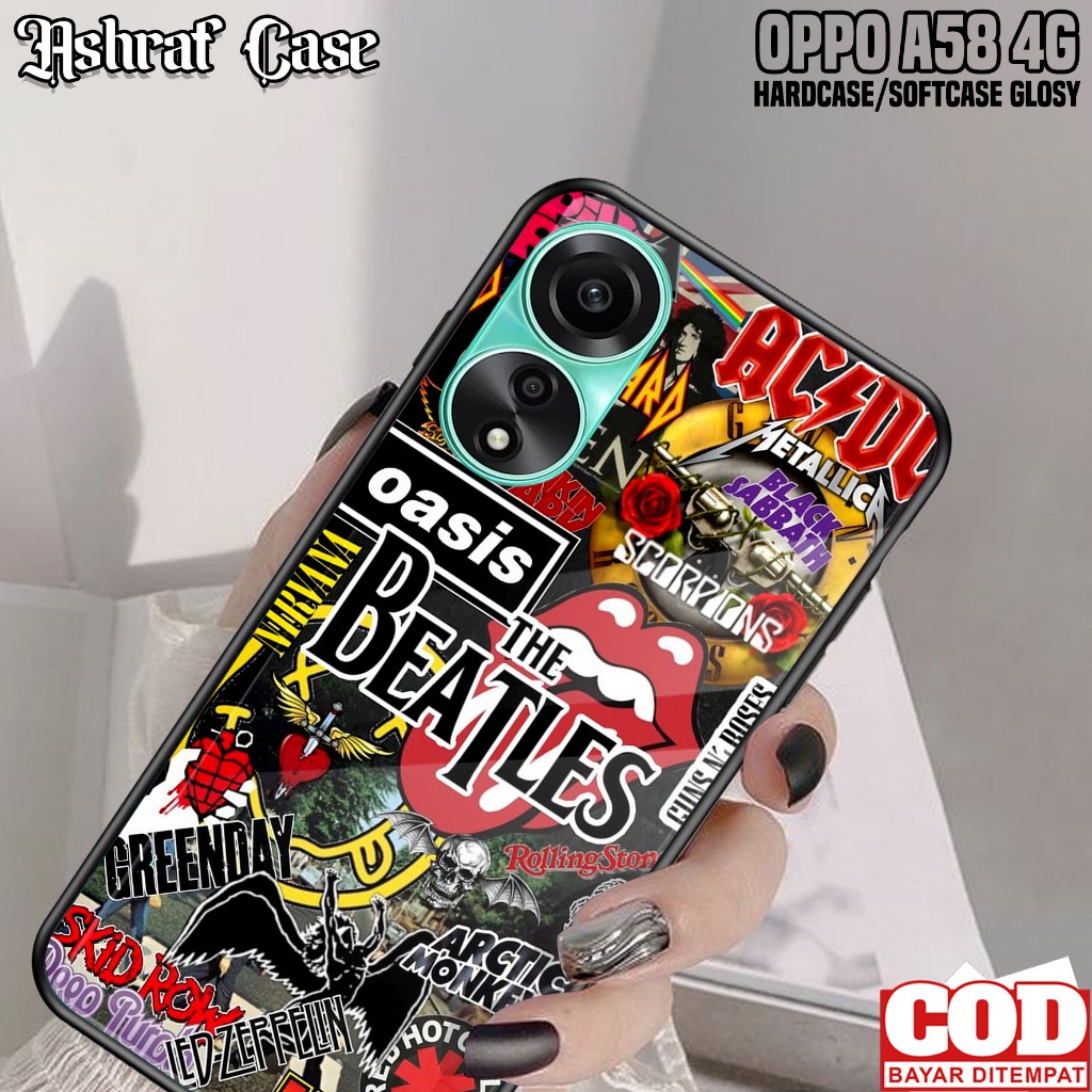 Case Oppo A58 4G - Casing Oppo A58 4G ( BAND ) Silikon Hp Oppo A58 4G - Kesing Hp Oppo A58 4G - Kond