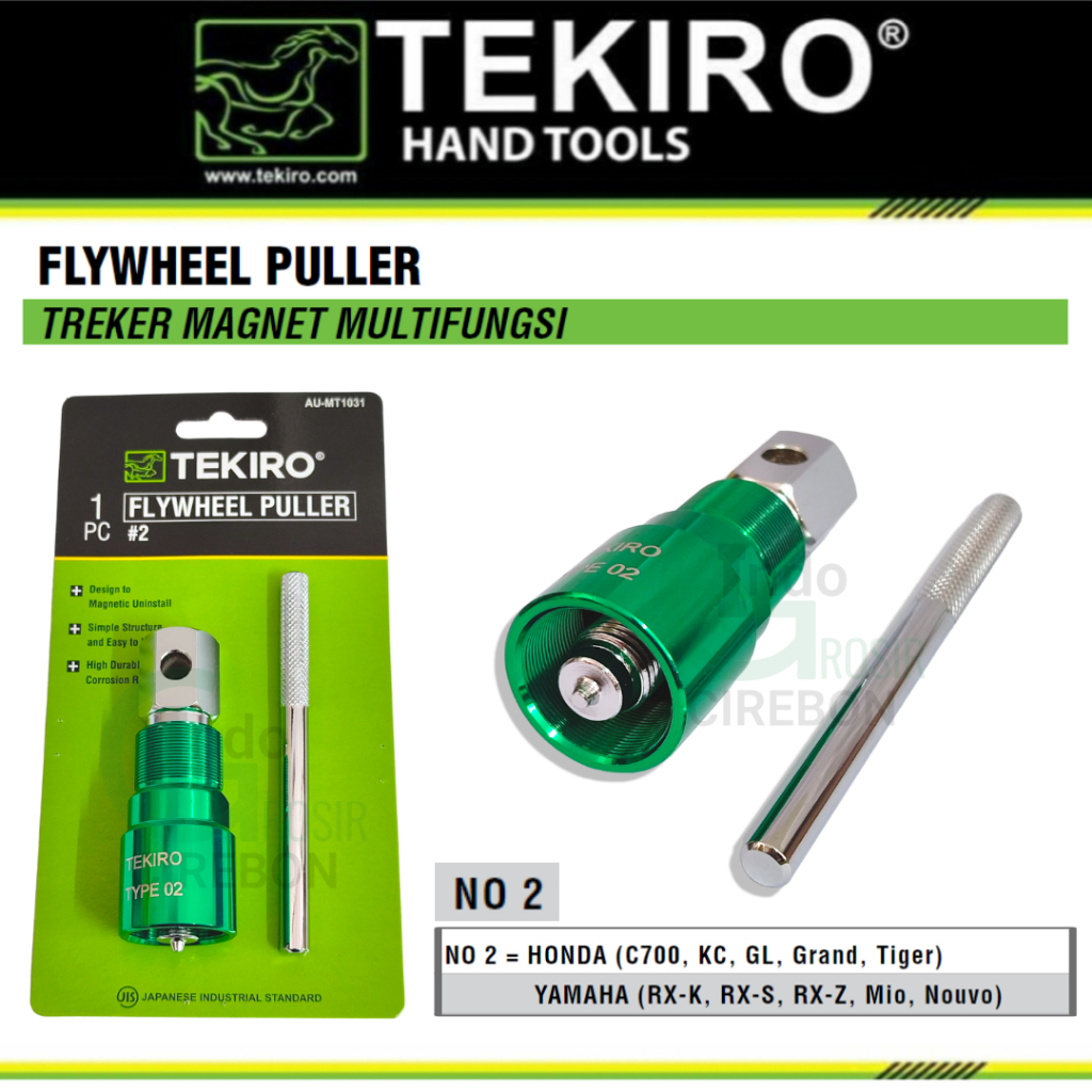 TEKIRO Magnet Puller No 2 Flywheel Puller Kunci Magnetic Treker No 2 Multifungsi