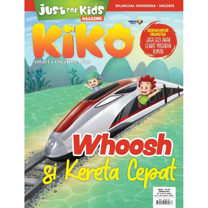 Majalah Just For Kids "KIKO" Edisi Januari 2024