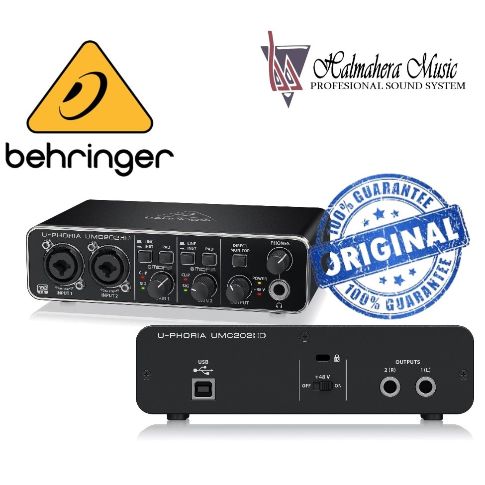 Behringer UMC202HD / Soundcard Behringer UMC 202HD / UMC202HD U-PHORIA
