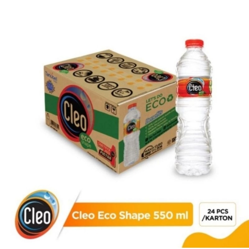 Air Mineral Cleo Botol 550 ML