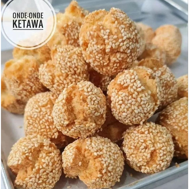 

KUE KETAWA/ONDE KETAWA COD (full wijen,lembut,empuk & enak)