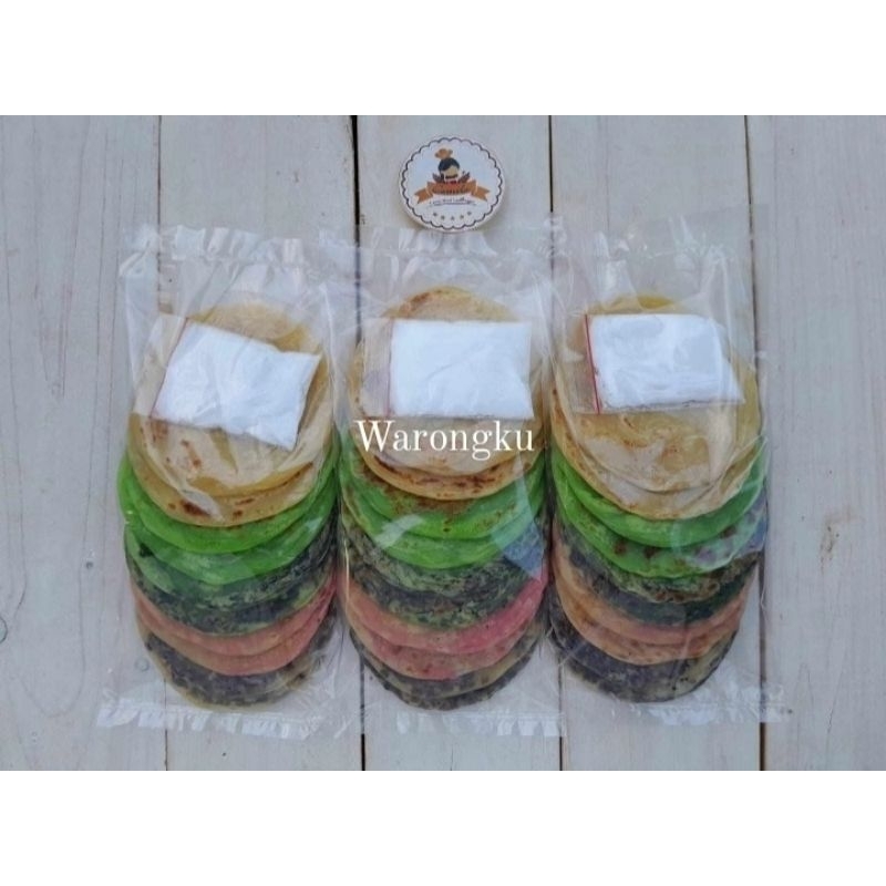 

10PCS ROTI CANAI MARYAM KONDE MINI VARIAN RASA RAINBOW CAMPUR PANDAN ORIGINAL COKLAT STRAWBERRY PANDAN COKELAT