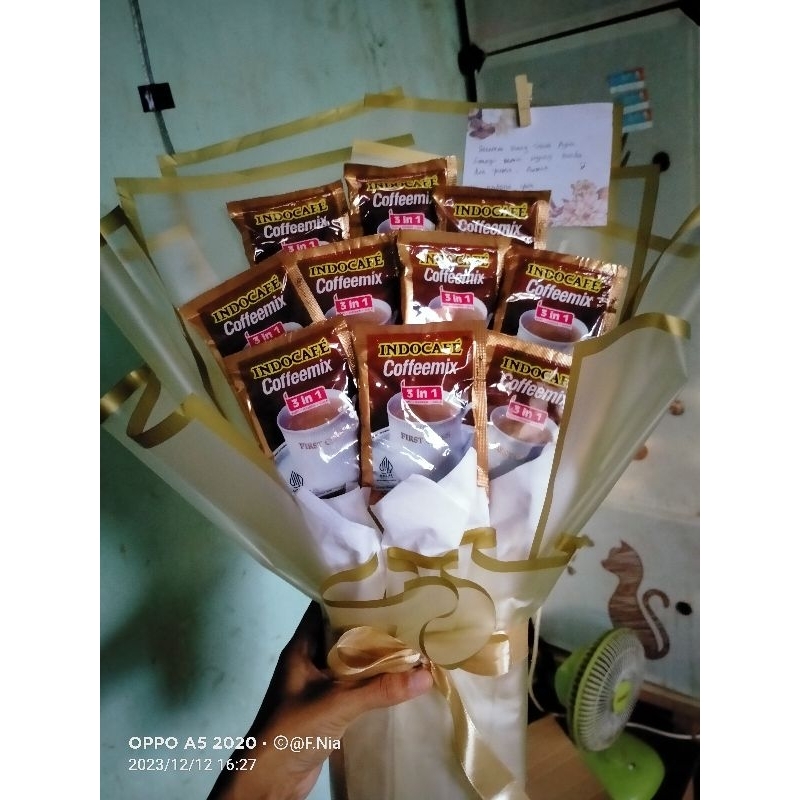 

buket kopi / buket hadiah kado cowok l hari special