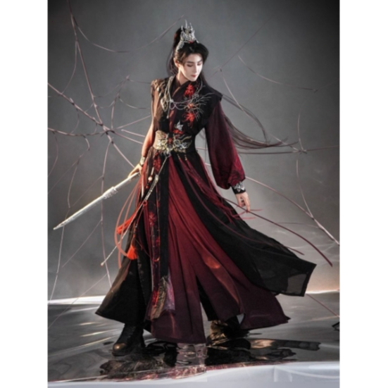 Large Size 3XL Hanfu Men Chinese Traditional Cosplay Hanfu Male Cosplay Costume Fancy Dress Red Hanf