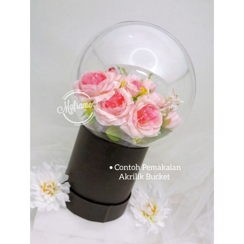 Balon Akrilik Buket Bunga