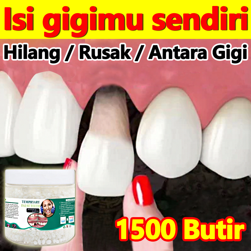 Kesepakatan terbaik Penambal gigi 1500 Butir Gigi palsu temtooth penambal gigi Penambal gigi berluba