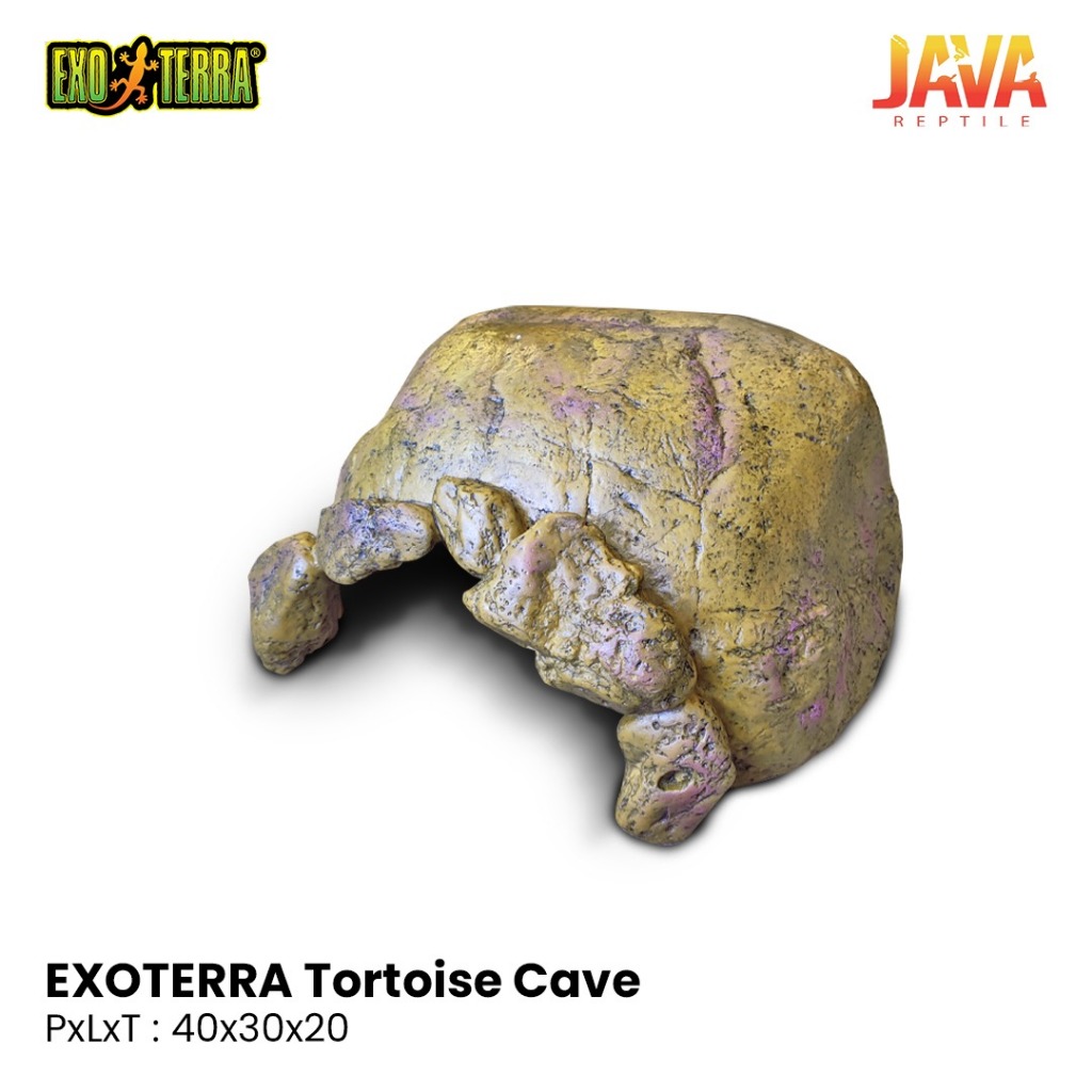 EXOTERRA HIDING CAVE SULCATA PARDALIS ALDABRA REDFOOT KURA