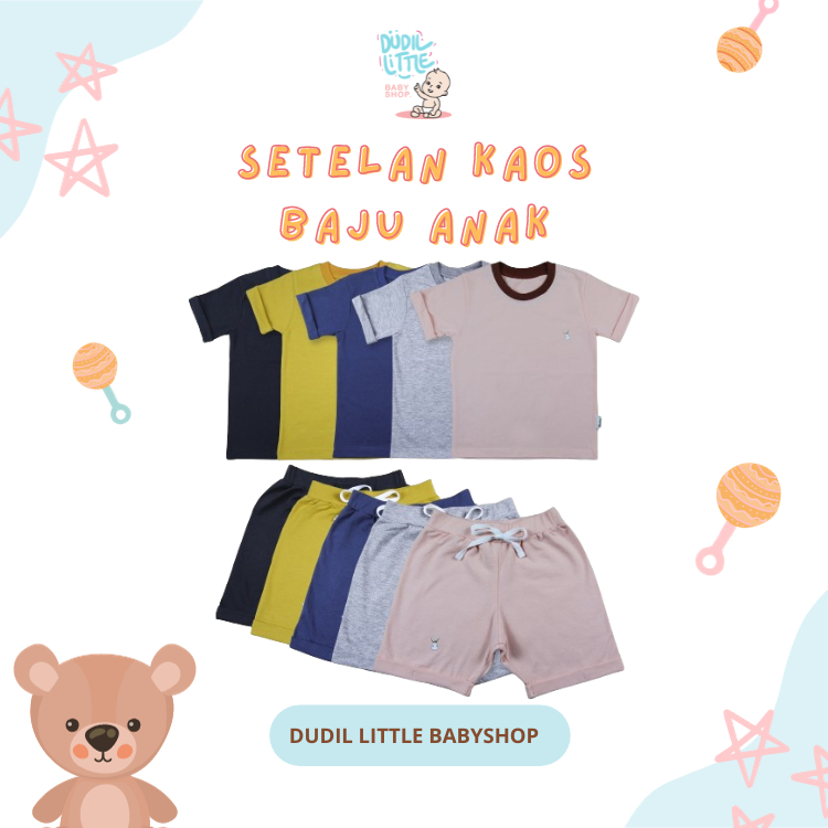 Nagatomi-Setelan Baju Anak Oblong Lengan Pendek Poby Series
