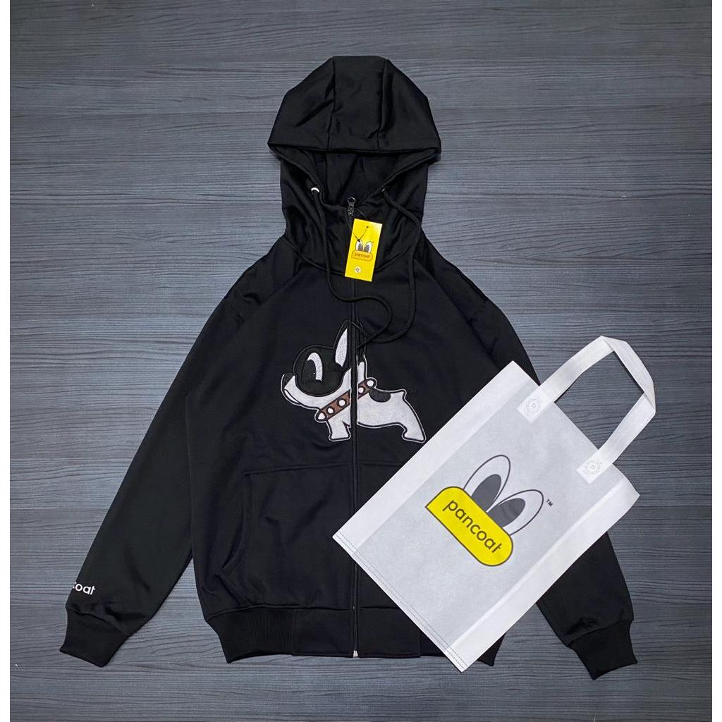 Sweater Hoodie Zipper Pancoat Dog Free Tote Bags