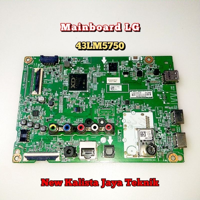 MAINBOARD LG 43LM5750PTA ORIGINAL EAX68209006 MB 43LM5750 MB LG 43LM5750-PTA MOTHERBOARD 43LM5750 MA
