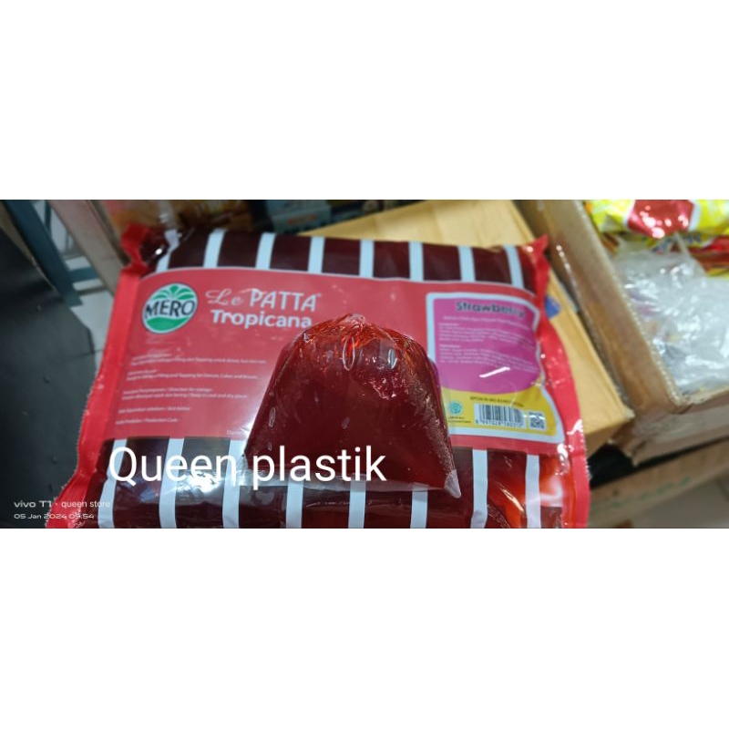 

Selai Strawbery lepatta tropicana mero repack 250 gr, 500 gr