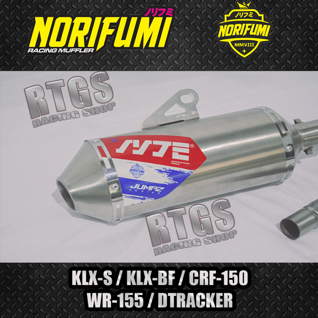 Knalpot KLX CRF WR155 DTRACKER NORIFUMI jumpz