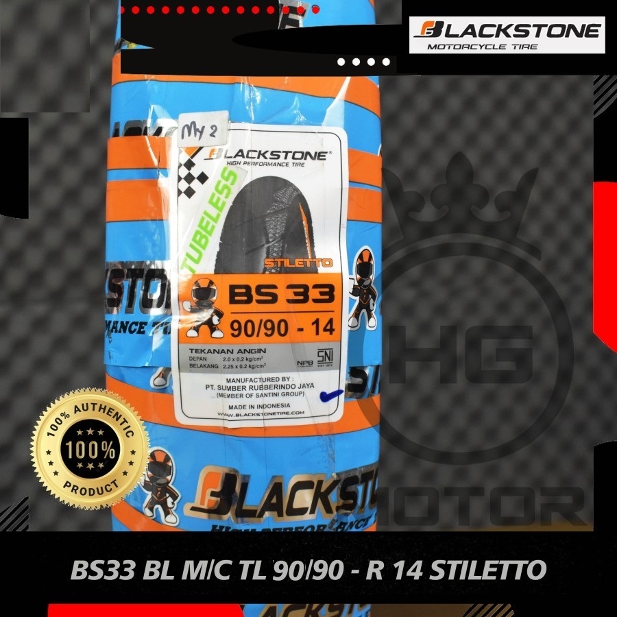 BAN BLACKSTONE STILETTO BS33 BS 33 90,80,70 RING 14 BAN MOTOR MATIC