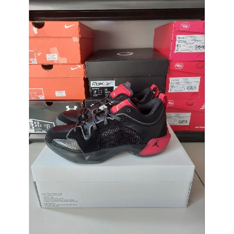 SEPATU AIR JORDAN 37 LOW PF BRED DQ4123-007 - 100% ORIGINAL Authentic BNIB Resmi