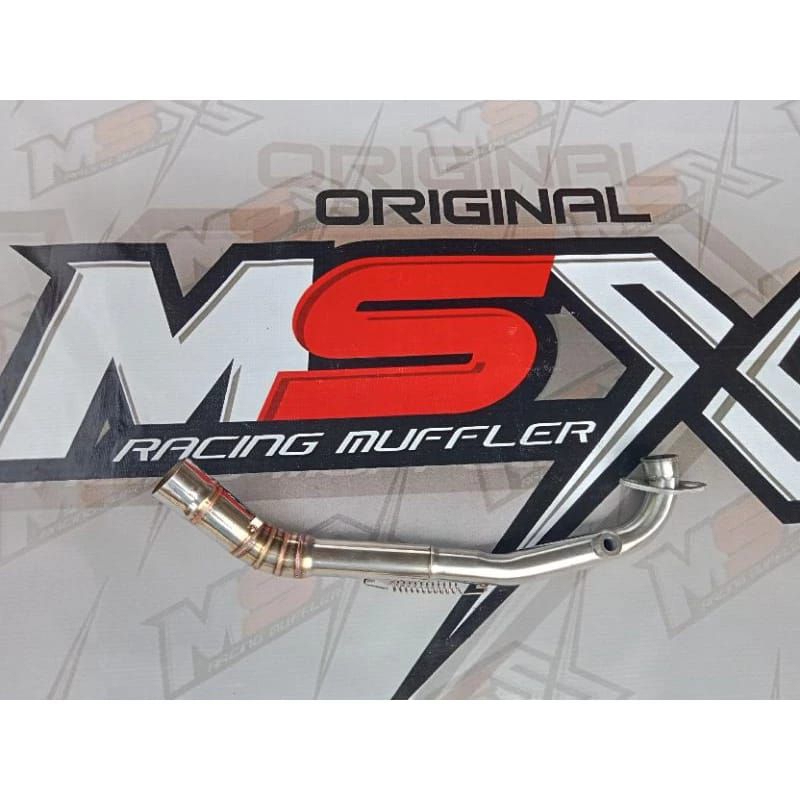 pipa leher knalpot Vario 160 dan PCX 160 inlet 38