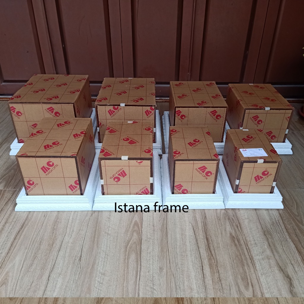 PAKET SESERAHAN NIKAH II DOUBLE FRAME II KOTAK BAKI SESERAHAN UKIR TUTUP AKRILIK KOTAK