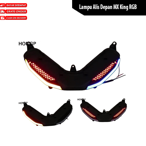 Lampu Alis Mx King RGB Universal PNP Semua Motor MX King