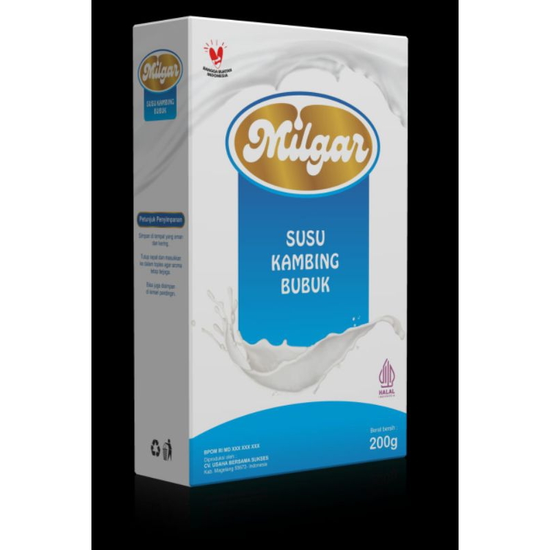 

Susu kambing etawa bubuk "MILGAR" tanpa gula