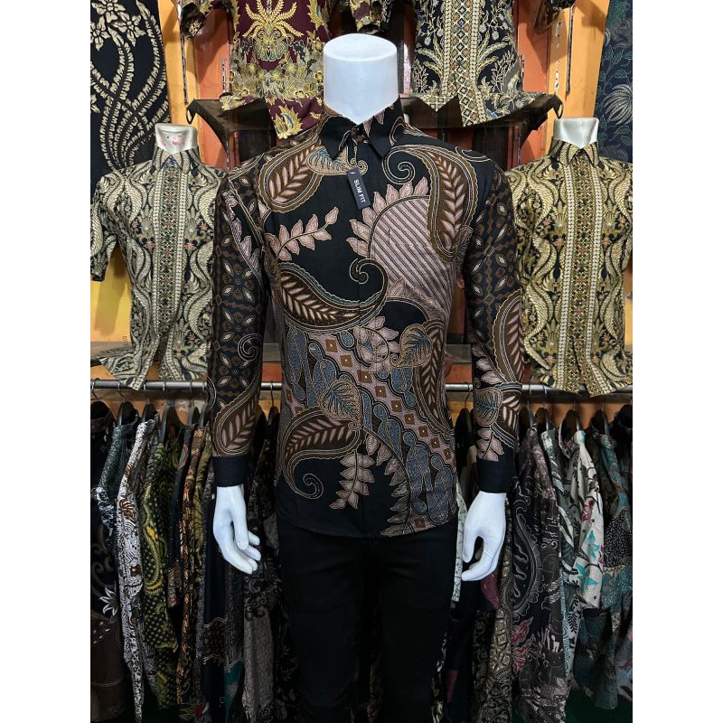 KLAMBI ANYAR OFFICIAL KEMEJA BATIK PAKAIAN TRADISIONAL SLIMFIT PREMIMUM