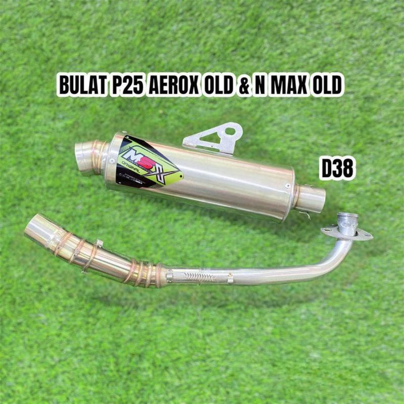 knalpot msx racing original costum best3 inlet 38 buat motor Yamaha aerox