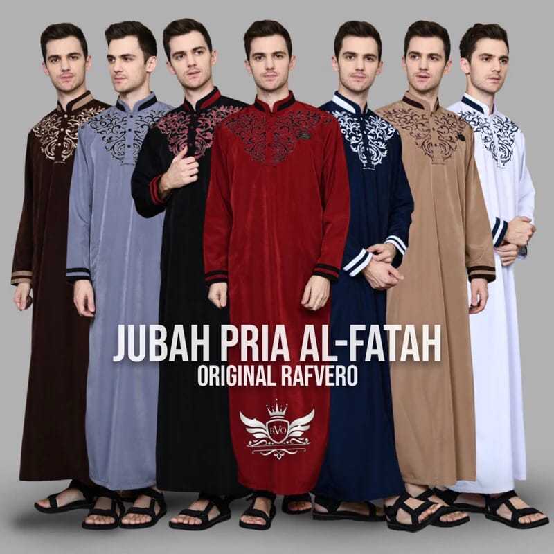 HS - Jubah Pria Gamis Laki Laki Dewasa Bordir - Gamis Pria - Jubah Saudi - Jubah Bordir Gamis Pria