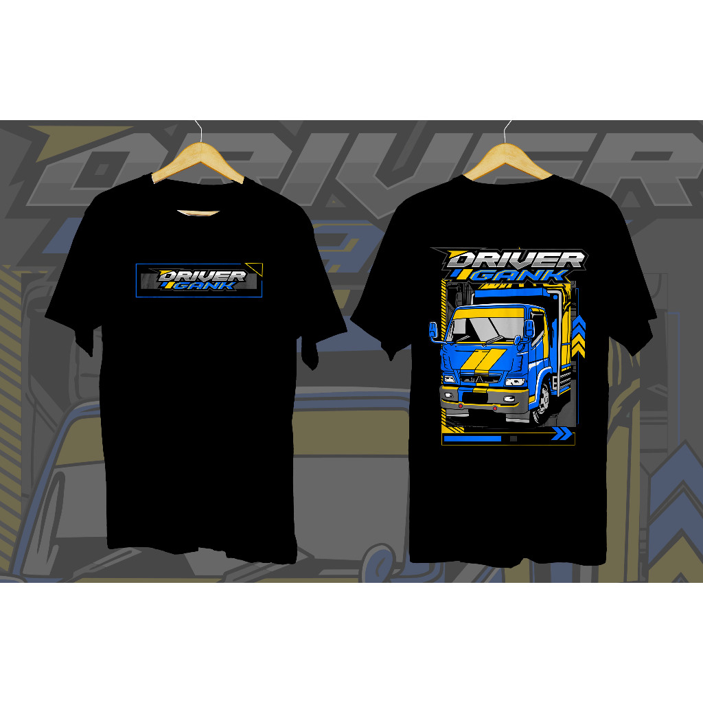 BAJU KAOS DRIVER GANK DESAIN KEREN & EXCLISIVE DRIVER KOMUNITAS INDONESIA