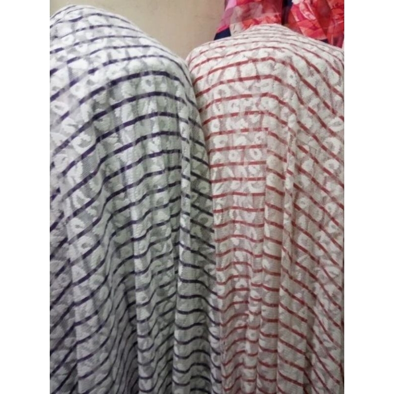 bahan/kain brukat salur