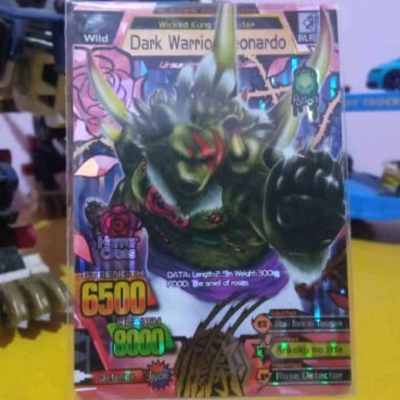kartu animal kaiser dark warrior leonardo ultra rare original
