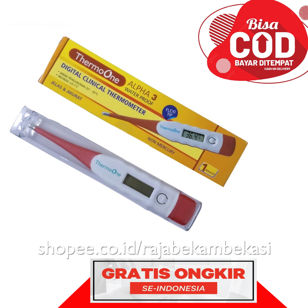THERMOMETER DIGITAL ONEMED ALPHA 3 LENTUR / TERMOMETER DIGITAL ONEMED ALPHA 3 FLEXIBLE