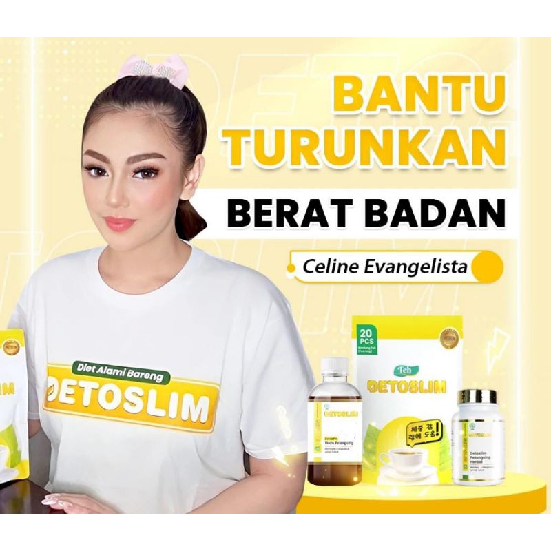 Kapsul Detoslim Penurun Berat Badan - Pelangsing Badan Original