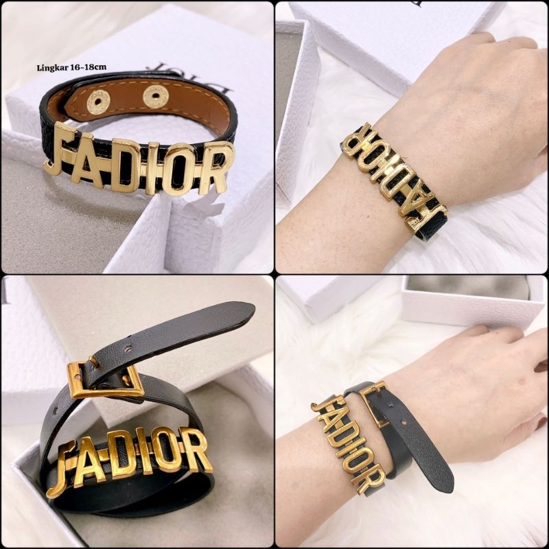 GELANG KULIT JADIOR 2 LILIT PREMIUM LEATHER IMPORT QUALITY GELANG FASHION BRANDED GELANG KULIT HITAM